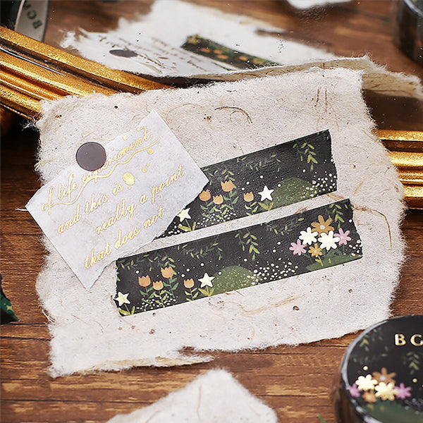 Washi Tape Gold Forest - Papeterie | Moshi Moshi Paris Japan