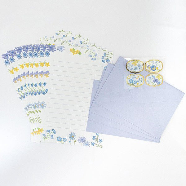 Papier Lettre & Enveloppe Flower - Papeterie | Moshi Moshi Japan