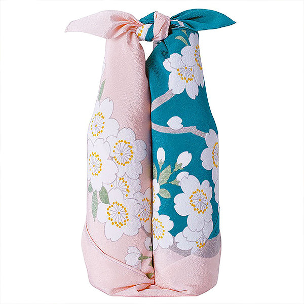 Furoshiki Fleur de Cerisier - Chirimen | Moshi Moshi Paris Japan