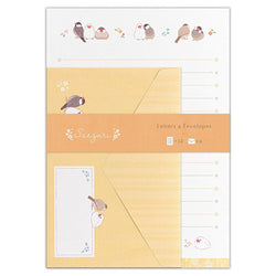 Papier Lettre & Enveloppe Birds - Papeterie Kawaii | Moshi Moshi Paris