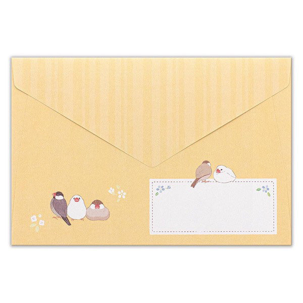 Papier Lettre & Enveloppe Birds - Papeterie Kawaii | Moshi Moshi Paris