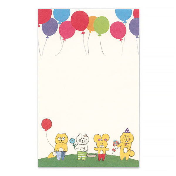 Papier Lettre & Enveloppe Kawaii - Imai Balloon | Moshi Moshi Paris