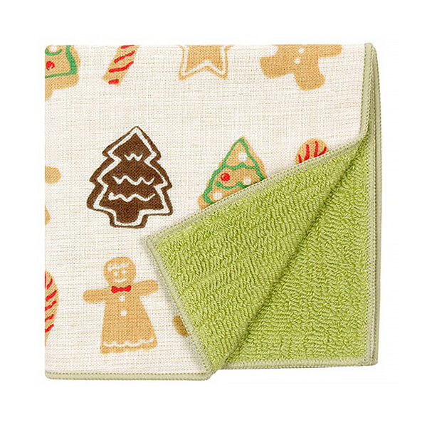 Serviette Japonaise - Bonhomme de Pain d'Epice | Moshi Moshi Paris 