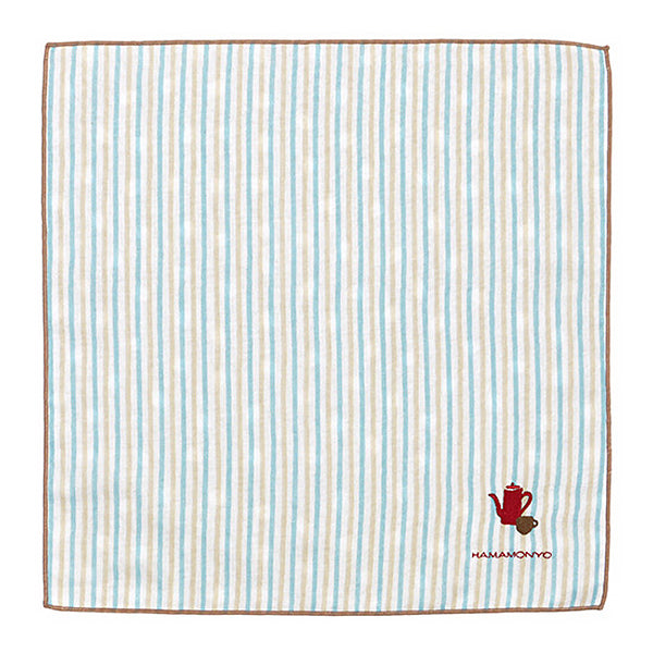 Serviette Japonaise Réversible - Coffee | Moshi Moshi Boutique