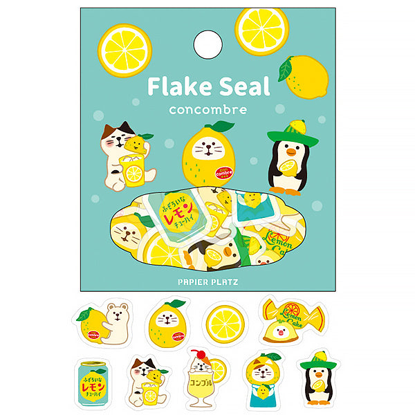 Stickers Box Concombre - Chat Lemon | Moshi Moshi Paris Japan