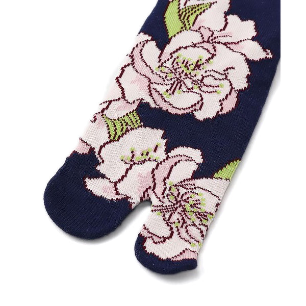 Chaussette Tabi Pivoine - Made in Japan | Moshi Moshi Paris