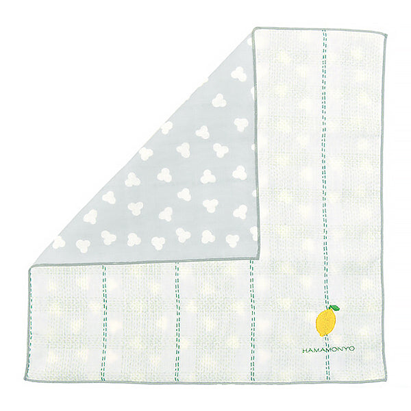 Serviette Japonaise Réversible - Lemon | Moshi Moshi Boutique 