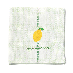 Serviette Japonaise Réversible - Lemon | Moshi Moshi Boutique 