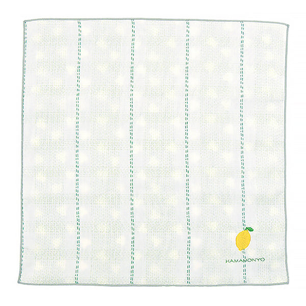 Serviette Japonaise Réversible - Lemon | Moshi Moshi Boutique 