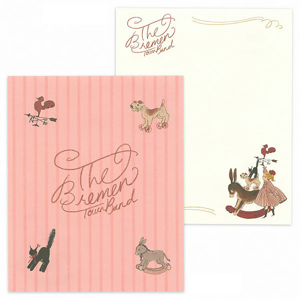 Papier Lettre & Enveloppe Japonais - Cat Bremen | Moshi Moshi Paris