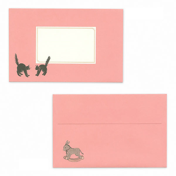 Papier Lettre & Enveloppe Japonais - Cat Bremen | Moshi Moshi Paris