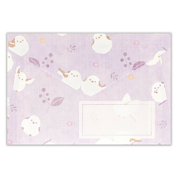 Papier Lettre & Enveloppe Japonais - Birds | Moshi Moshi Paris