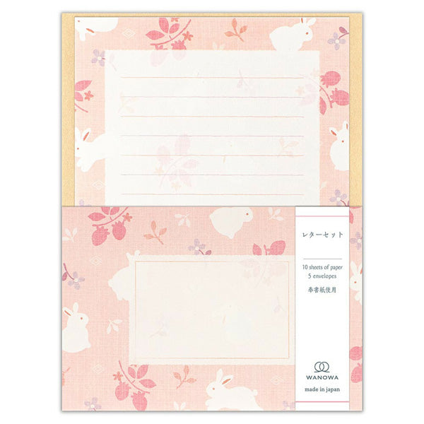 Papier Lettre & Enveloppe - Wanowa Usagi | Moshi Moshi Paris Japan