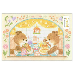 Carte Postale Kuma Café - Papeterie Kawaii | Moshi Moshi Paris 