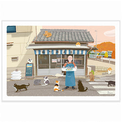 Carte Postale Chat - Papeterie Japonaise | Moshi Moshi Paris