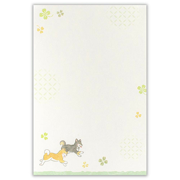 Papier Lettre Yufumi - Shiba Inu | Moshi Moshi Papeterie 