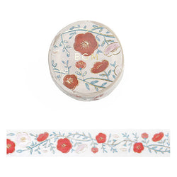 Washi Tape Flower Plum - Papeterie Kawaii | Moshi Moshi Paris