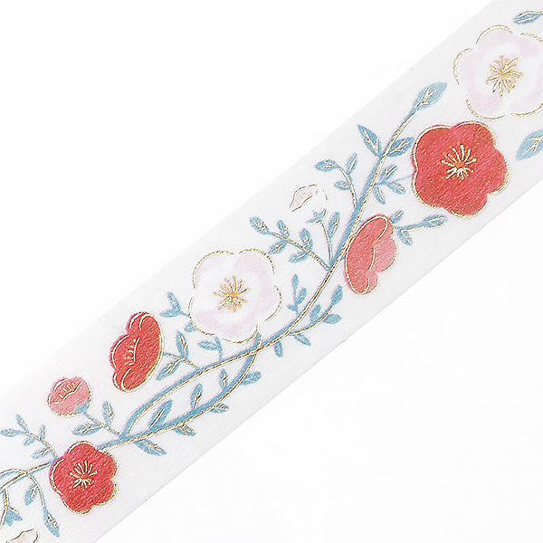 Washi Tape Flower Plum - Papeterie Kawaii | Moshi Moshi Paris