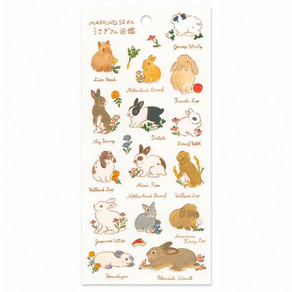 Stickers Miko Lapin Usagi - Papeterie Kawaii | Moshi Moshi Paris