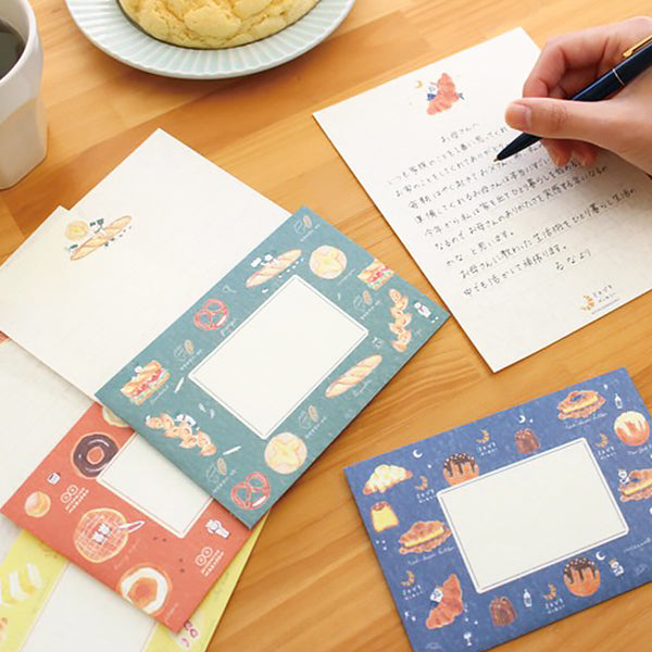 Papier Lettre & Enveloppe - Pantown Breakfast | Moshi Moshi Paris