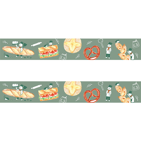 Washi Tape Pantown Bakery - Papeterie Kawaii | Moshi Moshi Paris