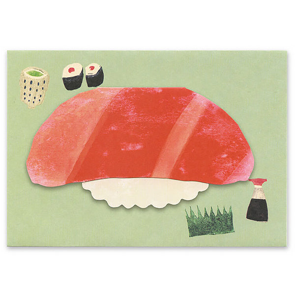 Carte de Vœux Delicious - Sushi Thon | Moshi Moshi Papeterie Kawaii