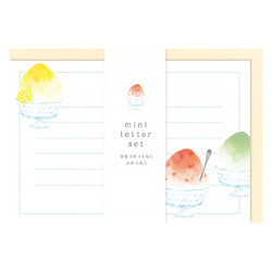 Papier Lettre & Enveloppe Kawaii - Bingsu | Moshi Moshi Papeterie