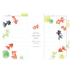 Papier Lettre & Enveloppe Kawaii - Goldfish | Moshi Moshi Papeterie