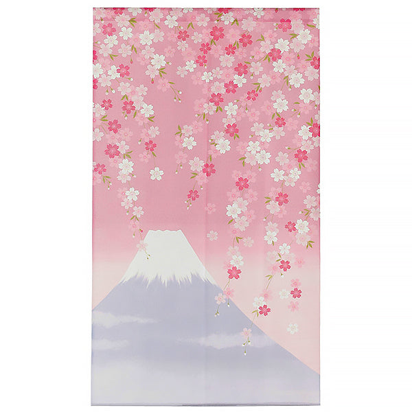 Noren Sakura Fuji Rose - Déco Japonaise | Moshi Moshi Paris