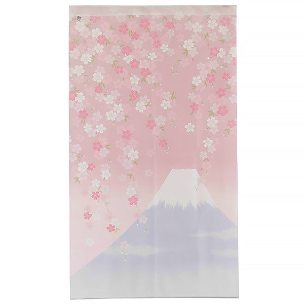 Noren Sakura Fuji Rose - Déco Japonaise | Moshi Moshi Paris