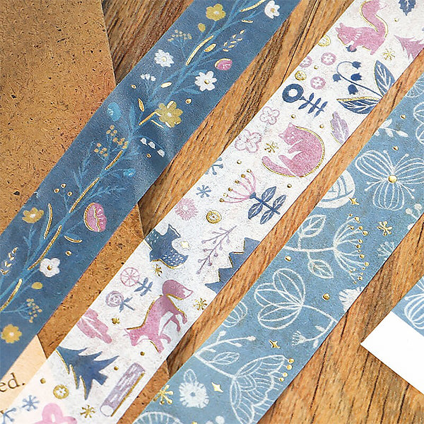 Washi Tape Kwaii - Flower & Grass | Moshi Moshi Paris Japan