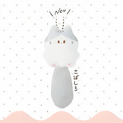 Peluche Porte Clef Fluffy Tale - Chat Blanc | Moshi Moshi Paris