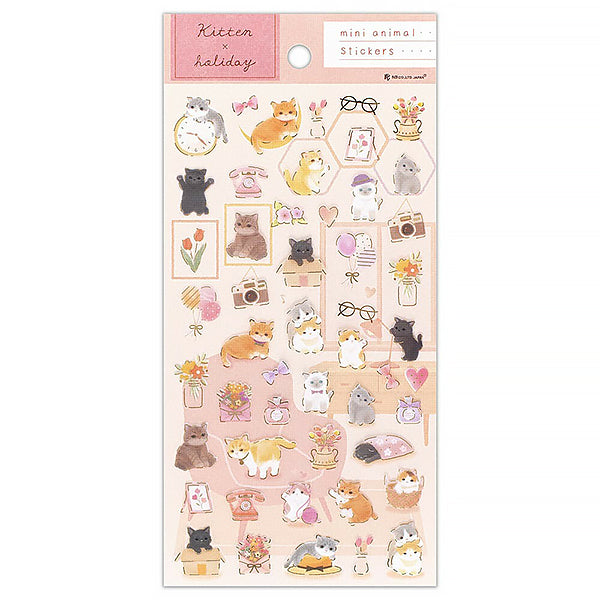 Stickers Japonais - Chat Kitten | Moshi Moshi Papeterie