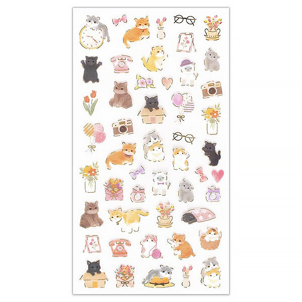 Stickers Japonais - Chat Kitten | Moshi Moshi Papeterie