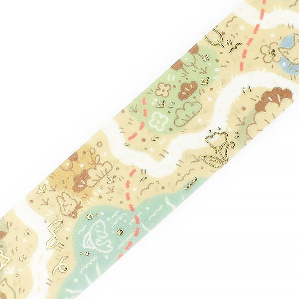 Washi Tape Fushigana - Map | Moshi Moshi Papeterie 