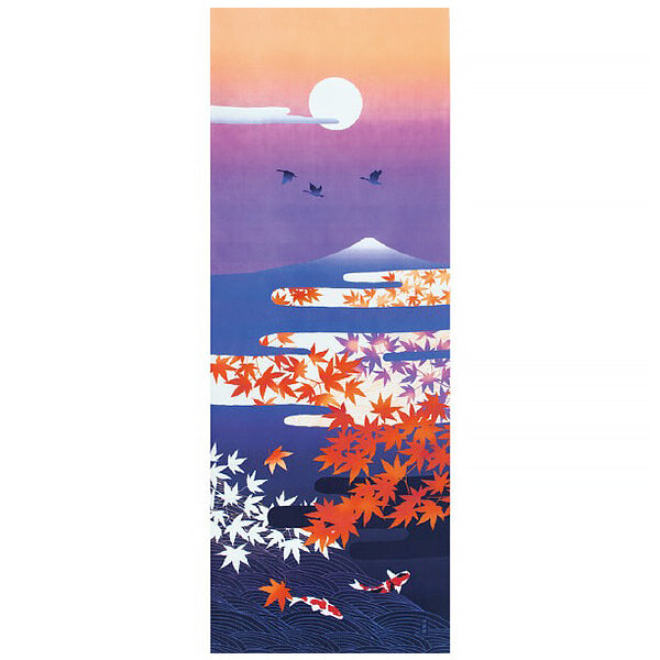 Tenugui Dusk Moon - Déco Japonaise | Moshi Moshi Paris