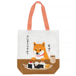 Tote Bag Shiba Inu Onigiri - Mode Japonaise | Moshi Moshi Paris 