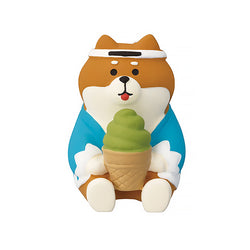 Mini Figurine Shiba - Matcha Ice Cream | Moshi Moshi Paris Japan