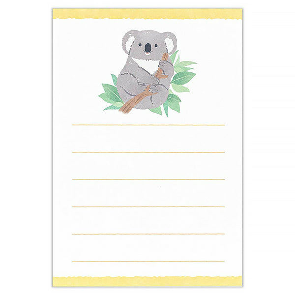 Papier Lettre Zoo in Animlas - Koala | Moshi Moshi Paris