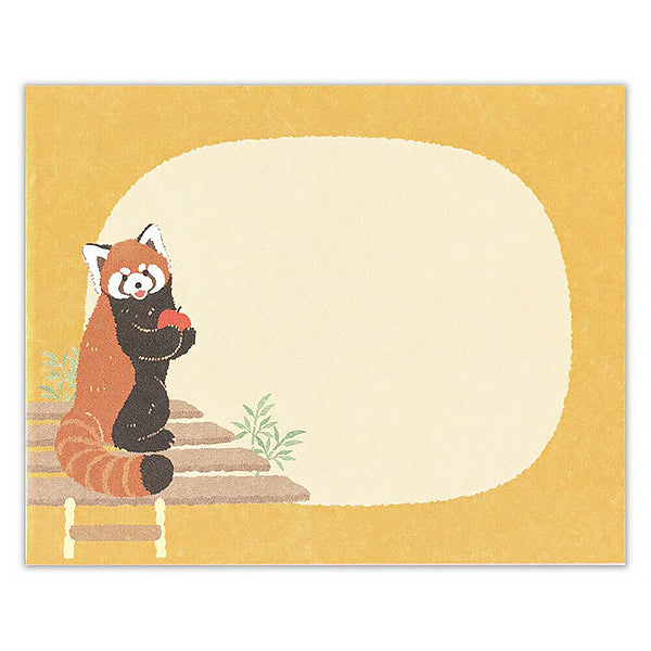 Papier Lettre Enveloppe Zoo in Animals - Panda Roux | Moshi Moshi 