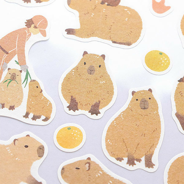 Stickers Japonais - Capybara | Moshi Moshi Paris