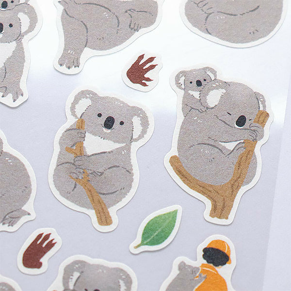 Stickers Zoom in Animals - Koala | Moshi Moshi Paris Papeterie