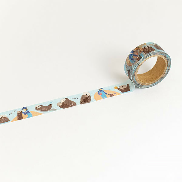 Masking Tape Zoo In Animals - Loutre | Moshi Moshi Papeterie 