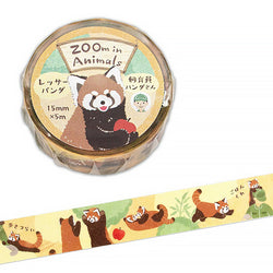 Masking Tape Zoo In Animals - Panda Roux | Moshi Moshi Papeterie 