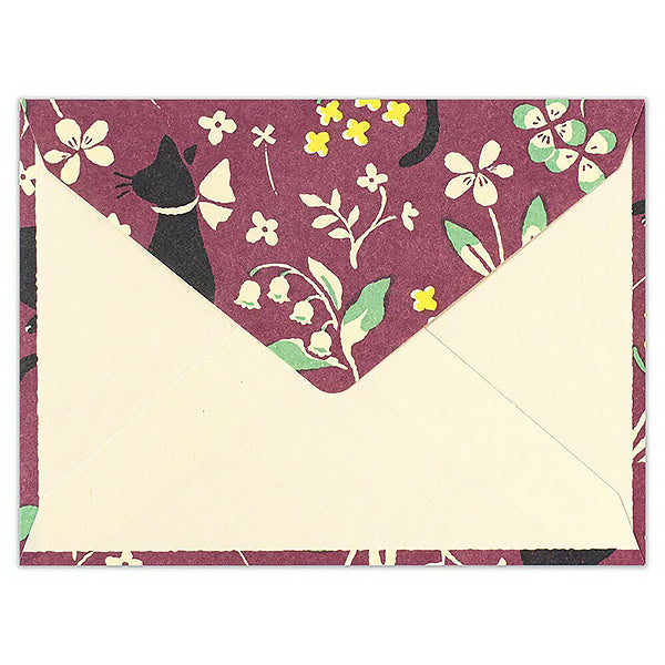 Papier Lettre & Enveloppe - Black Cat | Moshi Moshi Papeterie