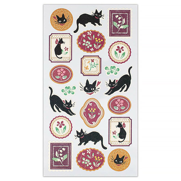 Stickers Black Cat - Papeterie | Moshi Moshi Boutique Paris