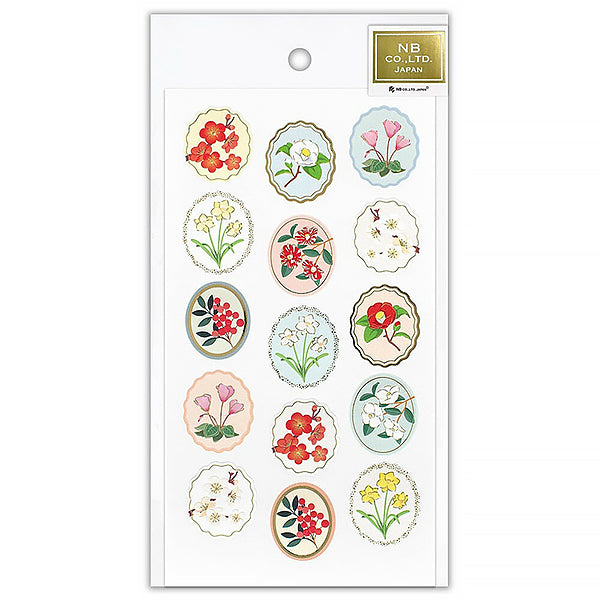 Stickers Winter Flowers - Papeterie | Moshi Moshi Paris