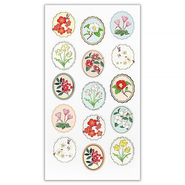 Stickers Winter Flowers - Papeterie | Moshi Moshi Paris