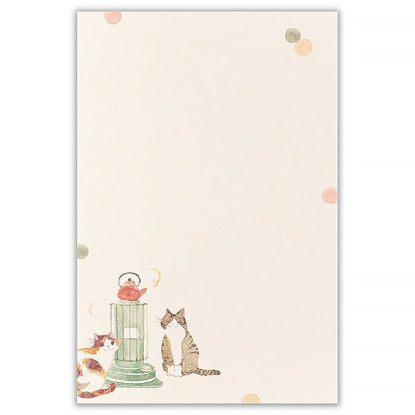 Papier Lettre Chat Nekorobi - Home Sweet Home | Moshi Moshi Paris