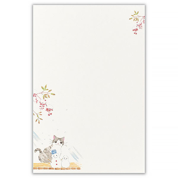 Papier Lettre Chat Nekorobi - Home Sweet Home | Moshi Moshi Paris